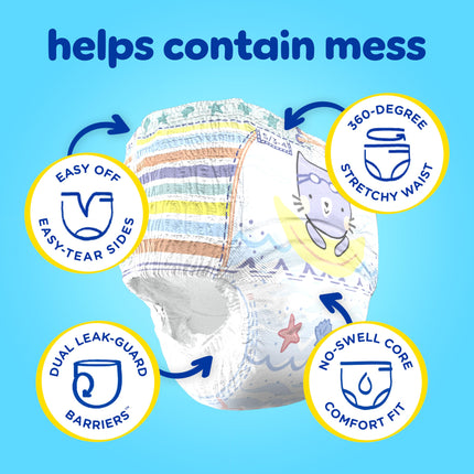 Swim Diapers Size 4 (20-33 lb), 18 Count - Pampers Splashers Disposable Swim Pants, Medium