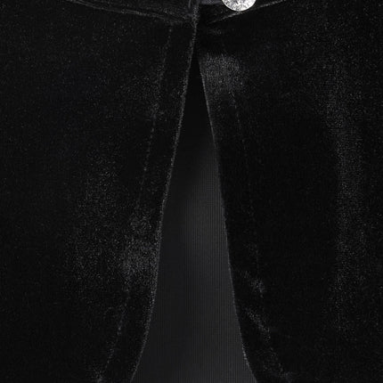 The Children's Place Baby Girls' and Toddler Long Sleeve Shrug Cardigan, Black Velour, 2T