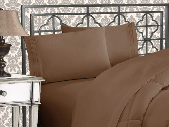 Elegant Comfort 4-Piece 1500 Thread Count Egyptian