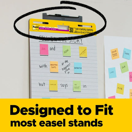 Post-it Easel Pad - 30 Sheets, 25 x 30 Inches - Great for Virtual Teachers and Students