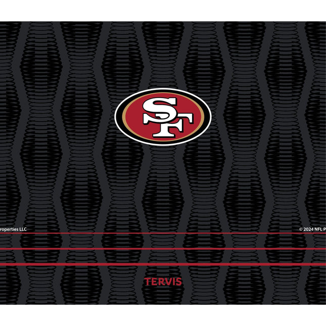 Tervis Venture Water Bottle NFL� San Francisco 49ers - Full Speed Triple Walled Insulated Tumbler Travel Cup Keeps Drinks Cold & Hot, 26oz, Stainless Steel