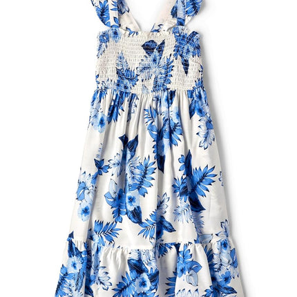 The Children's Place Robe décontractée sans manches taille unique pour fille, motif floral blanc, très grand (XXL)