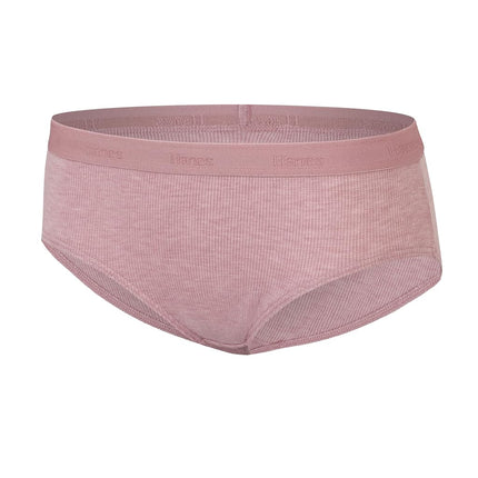 Hanes Ultimate Girls' Supersoft Bikini Briefs & Hipsters, Hipster -Blue/Rose/White 6-Pack, 6