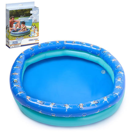 Swimways Bluey Kiddie Pool, Inflatable Above Ground Pool & Outdoor Toys, Bluey Party Supplies & Pool Toys for Kids Aged 3 & Up
