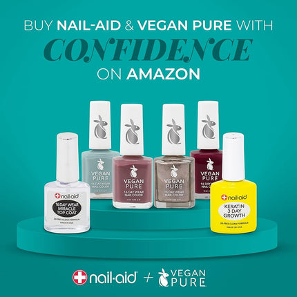NAIL-AID Gel Xtreme Shine Top Coat, Clear, 0.55 Fluid Ounce