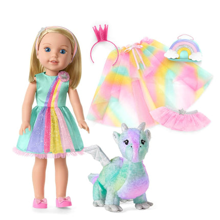 American Girl Wellie Wishers Camille's Dragon & Dress-Up Set