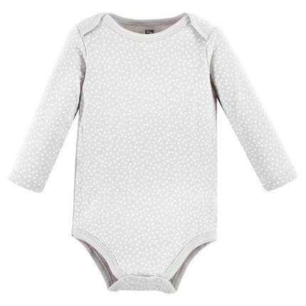 Hudson Baby Unisex Baby Cotton Long-Sleeve Bodysuits, Pink Penguin 3-Pack, 12-18 Months, Pink Penguin 3-pack, 12-18 Months