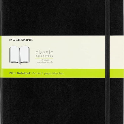 Moleskine Classic Notebook, Notebook With Plain Pa