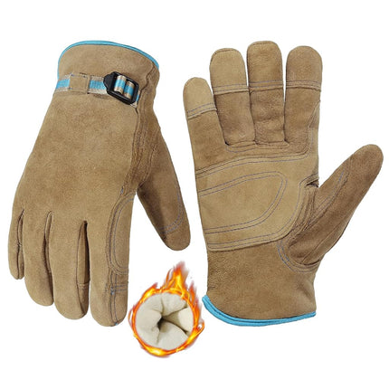 HANDLANDY Winter Work Gloves for Men Women, Water 