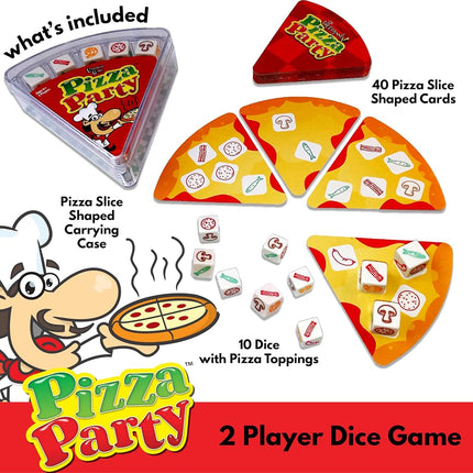 University Games Pizza Party Dice Game