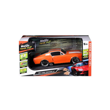 Maisto M81520 Tech R/C 1967 Ford Mustang GT Car-2.4GHZ-1:24 Scale Radio Control Vehicle, Multiple