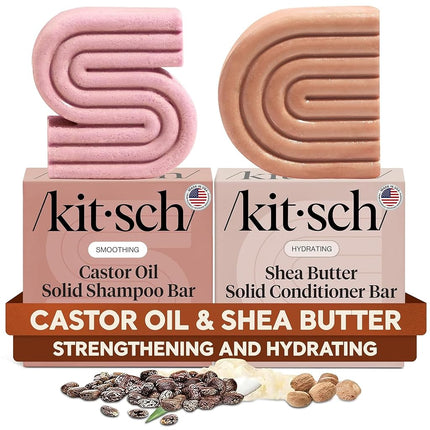 Kitsch Castor Oil Shampoo & Shea Butter Shampoo an