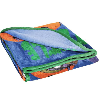 Jay Franco Nickelodeon Teenage Mutant Ninja Turtles Turtle Power Plush Throw Blanket - Measures 46 x 60 - Super Soft Fleece Kids Bedding