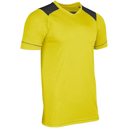 CHAMPRO Men's Attacker Adult Soccer Jersey, Optic Yellow, Black, Small