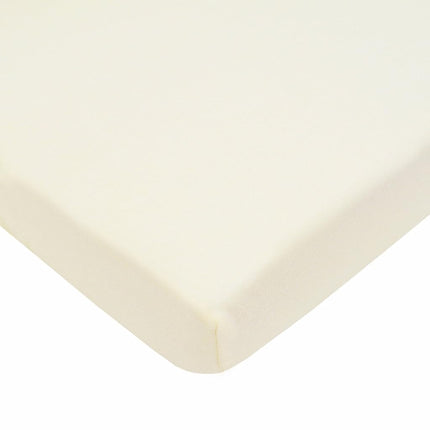 American Baby Company Fitted Mini-Crib Sheet, 100% Natural Supreme Cotton Jersey Knit, Ecru, Soft Breathable, for Boys and Girls