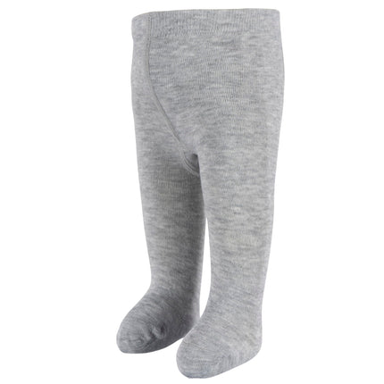 Gerber Baby Girls Footed Sweater Knit Tights, Grey Heather, 4-5T