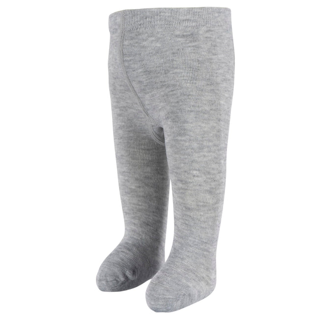 Gerber Baby Girls Footed Sweater Knit Tights, Grey Heather, 4-5T