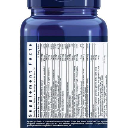 Life Extension Two Per Day (High Potency Multi-vitamin & Mineral Supplement), 60 Tablets