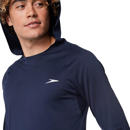 Speedo Men's Uv Swim Shirt Long Sleeve Fitness Rashguard