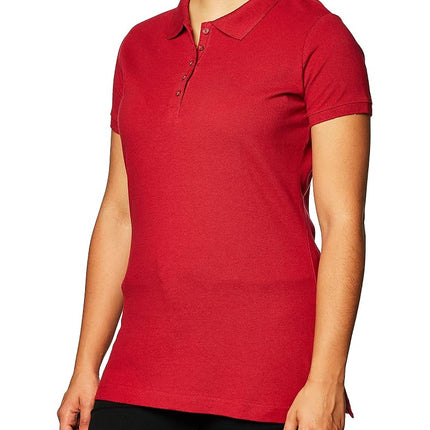 Dickies Women's Pique Polo, Cherry Red, L