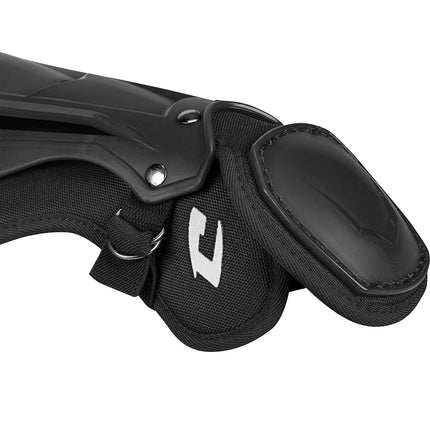CHAMPRO Optimus MVP Double Knee Baseball Catcher’s Leg Guards, 12" Shin Length