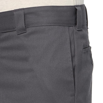 Dickies Pantalón de trabajo entallado 873 para hombre, color carbón, 32W / 30L