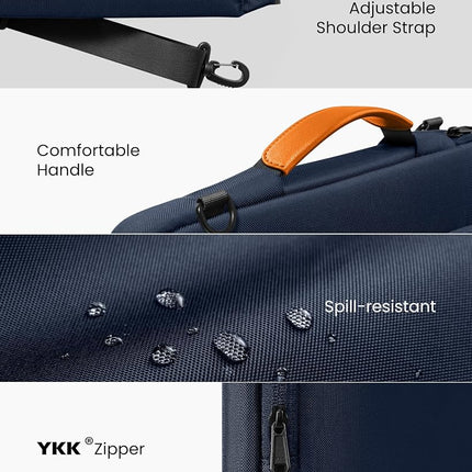 tomtoc Protective Laptop Shoulder Bag for 16'' MacBook Pro M5 Pro/Max 2026