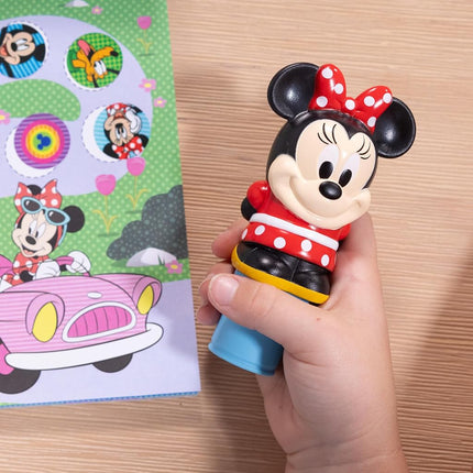 Melissa & Doug Sticker Wow!� Disney Minnie Mouse Bundle: 24-Page Activity Book, Refillable Sticker Stamper, Mini Pad, 500 Stickers, Arts and Crafts for Kids Ages 3+
