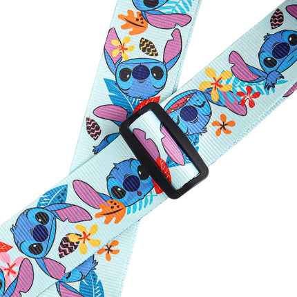 Correa de Equipaje Disney Stitch Juego de 2 Piezas con Licencia Oficial, Correas de Equipaje Ajustables de 30'' a 72''