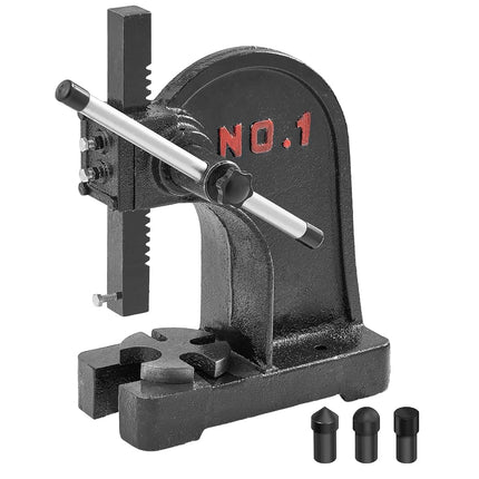 VEVOR Arbor Press, 1 Ton Manual Arbor Press, 5.9" 