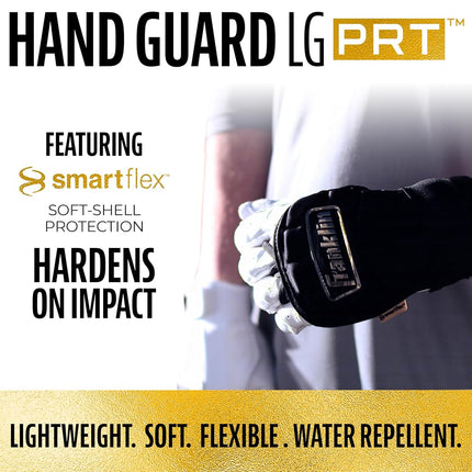 Franklin Sports Baseball Hand + Wrist Guard - PRT LG Series Adult Hand + Wrist Protector for Batting - Protective Hand, Wrist Shield - Right + Left Hand Hitters - Red - One Size - Adult