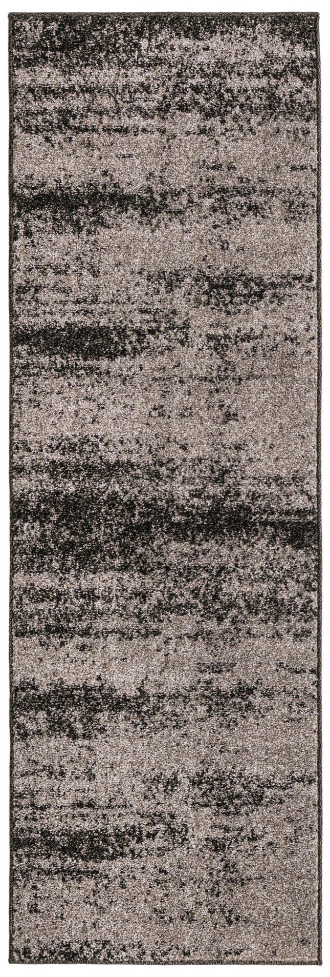 Alfombra Unique Loom Del Mar Collection - Lucille (Corredor de 2' 0" x 6' 0", Gris Oscuro/Marfil)