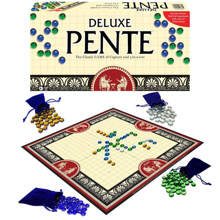 Winning Moves Deluxe Pente 2-4 Players, Age 8+