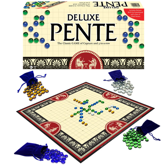 Winning Moves Deluxe Pente 2-4 Players, Age 8+