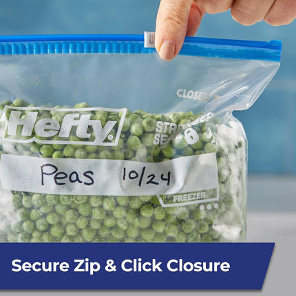 Bolsas para Congelar Hefty Slider - Tamaño Galón, 96 Unidades