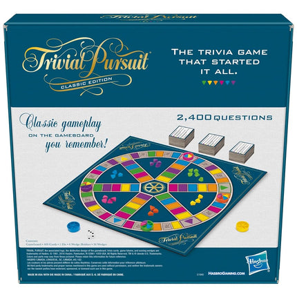 Hasbro Gaming Trivial Pursuit Game, Classic Edition Multicoloured C1940