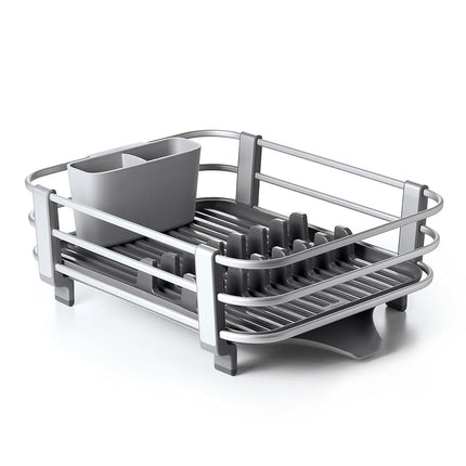 OXO 13229100 Aluminum Dish Rack, Plastic, Gray