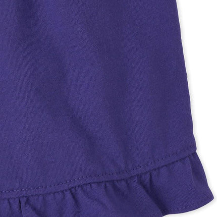 The Children's Place girls The Children's Place Girls Short Sleeve Fashion Romper, Solar Storm, Large