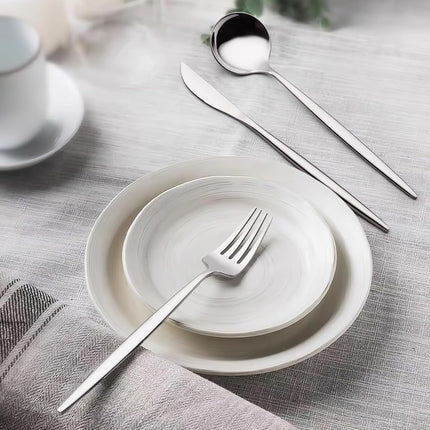 Wildone Silverware Set 30 Piece, Stainless Steel Flatware Set Service for 6, Cutlery Utensil Sets for Home Restaurant, Include Knife Fork Spoon Set, Dishwasher Safe