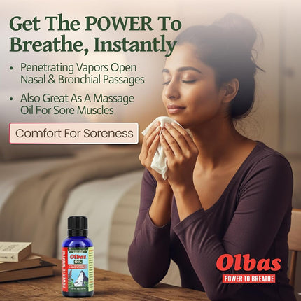 Olbas - Aromatherapy & Massage Oil - 1.01 fl. oz.