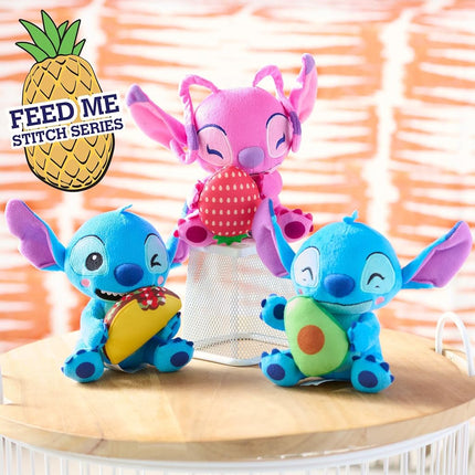 Disney Stitch Small 7 Inch Plush Stuffed Toy Strawberry Angel Children's Toy from 2 Years Just Play