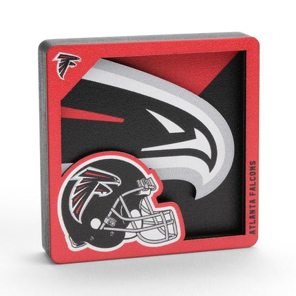 YouTheFan NFL Atlanta Falcons 3D Logo Series Magnets