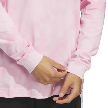 adidas Men's Tech Long-Sleeve T-Shirt, Clear Pink/Light Pink, S