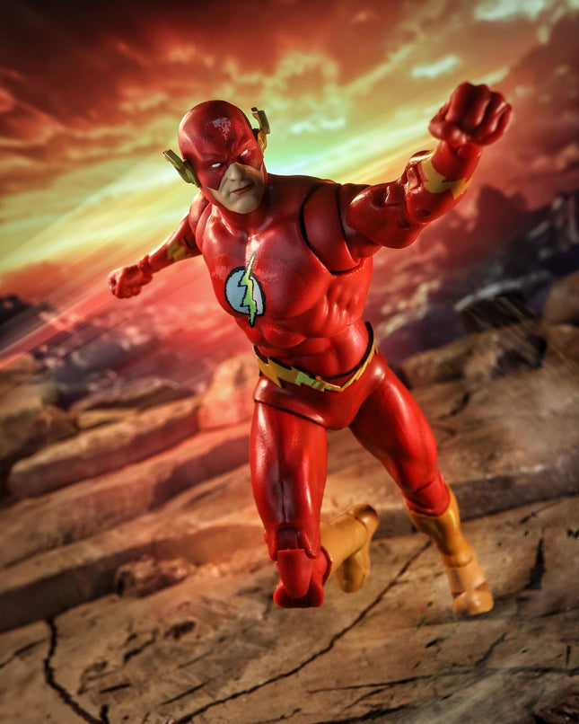 McFarlane DC Multiverse The Flash (Justice League Task Force) 7in Build-A Figure Toys