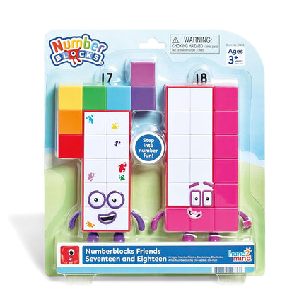 hand2mind Numberblocks Friends Seventeen and Eight