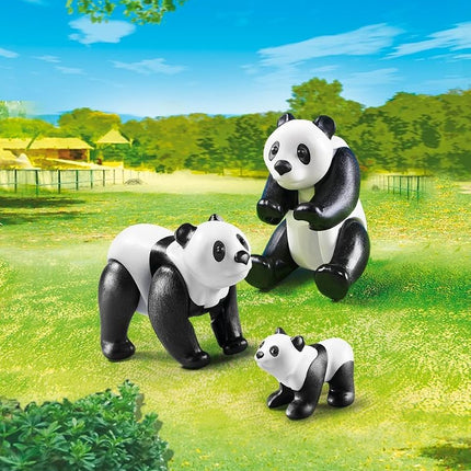 Playmobil 6652 City Life Panda Family, Fun Imaginative Role-Play, PlaySets Suitable for Children Ages 4+