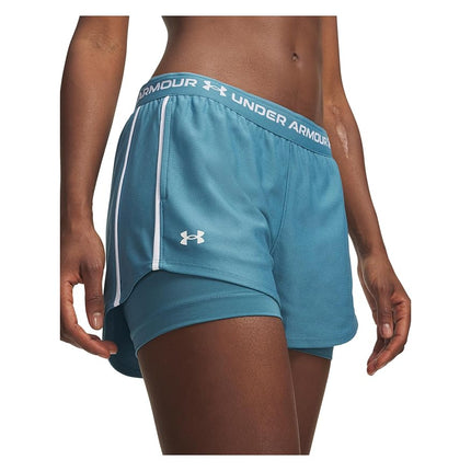 Under Armour Womens in 1 Shorts Women Boun Blue/White 8