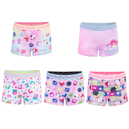 Squishmallows Girls Underwear Panties and Shorts w