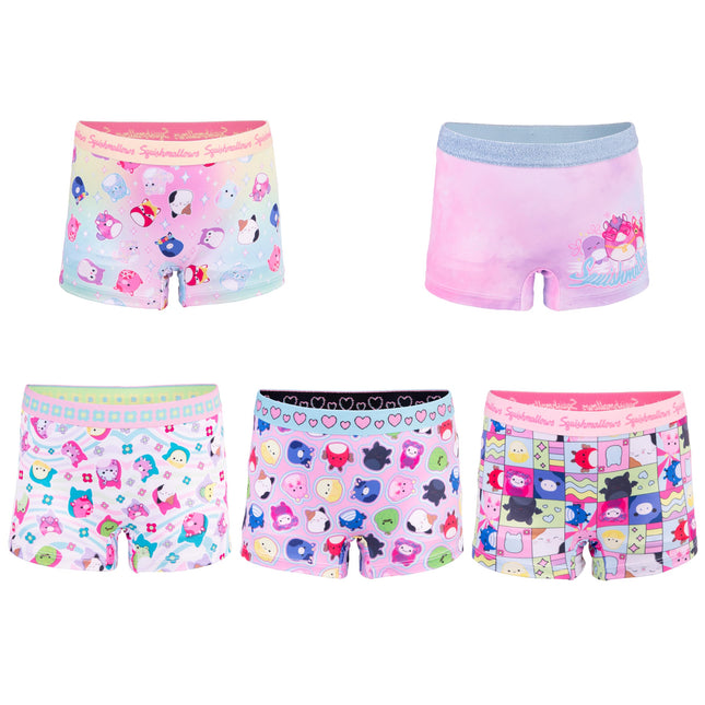 Squishmallows Girls Underwear Panties and Shorts w