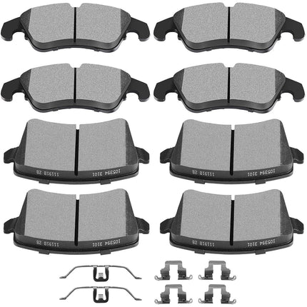 SCITOO D1322 D1386 Front Rear Brake Pads Sets Fit 